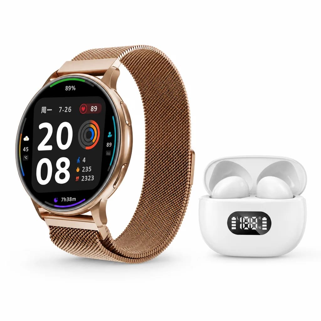 Deal-Fest Grace – Damen-Smartwatch mit 1,32" AMOLED-Display | Schmuck-Design, bis 30 Tage Akku
