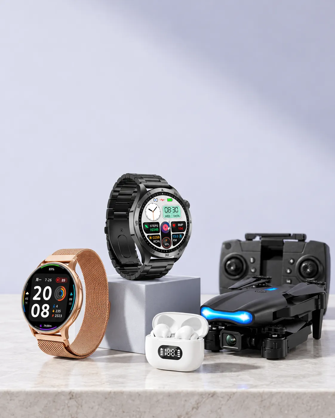 Deal-Fest Smartwatches, SkyOne Drohne und Lyra Kopfhörer