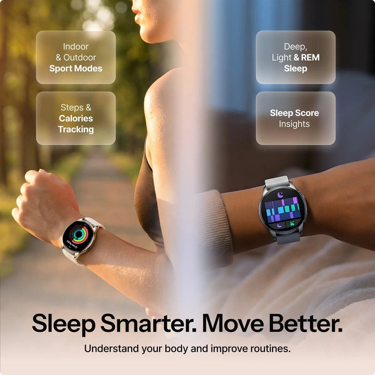 Deal-Fest Grace – Damen-Smartwatch mit 1,32" AMOLED-Display | Schmuck-Design, bis 30 Tage Akku – Bild 4